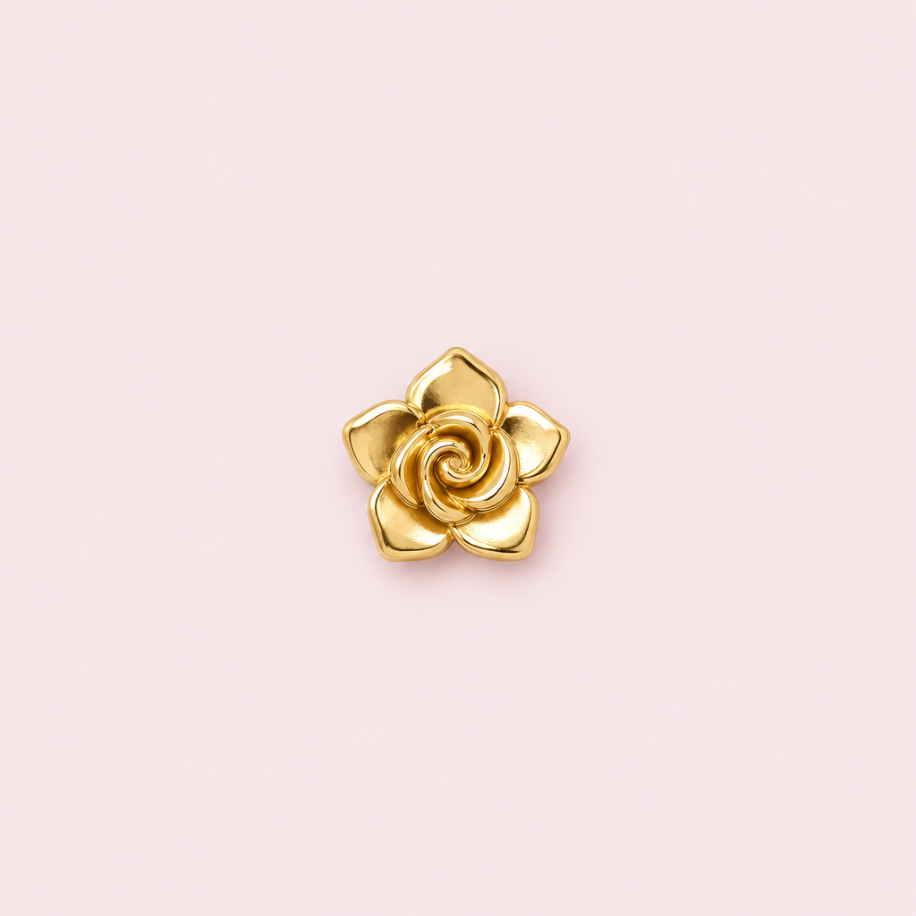 Bijou dentaire rose dorée