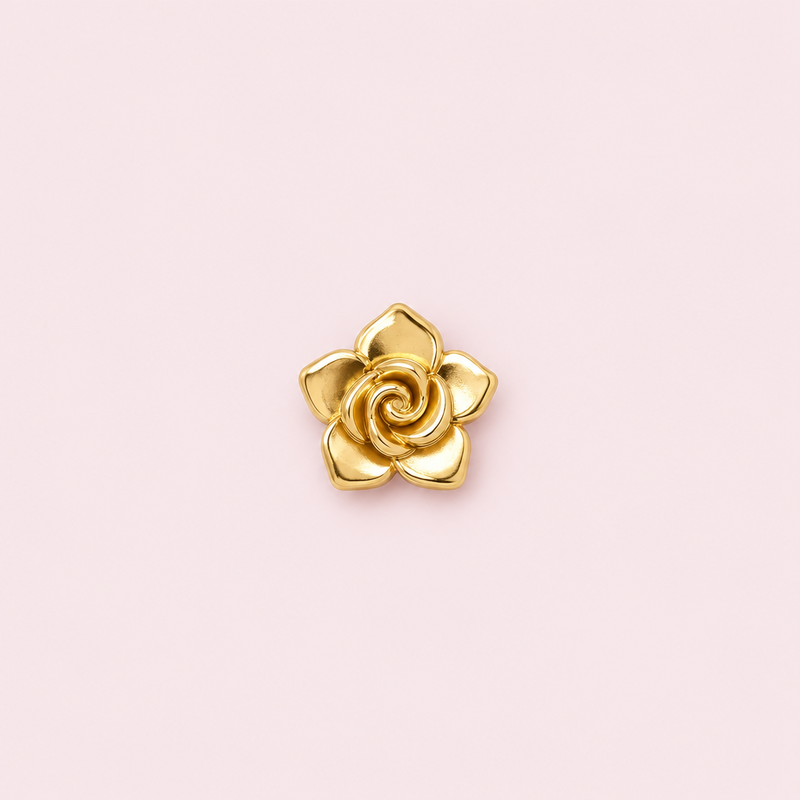 Bijou dentaire rose dorée