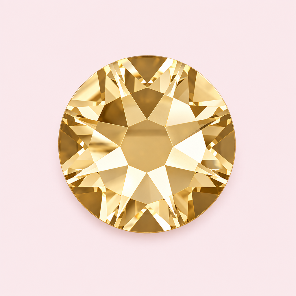 Strass rond doré Aurum à coller