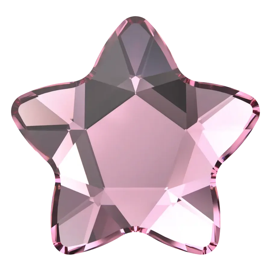 Cristal étoile rose vif du catalogue JUX